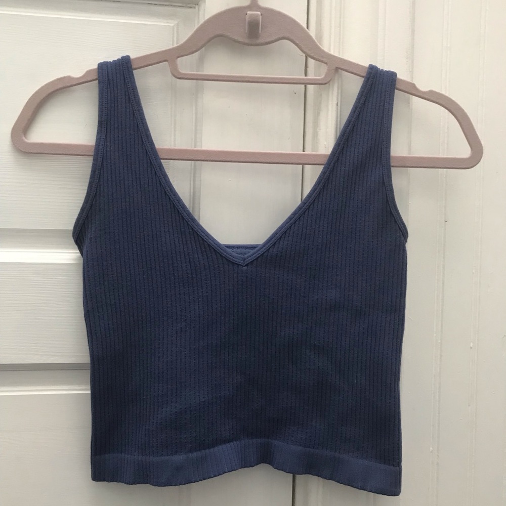 Blue tank top